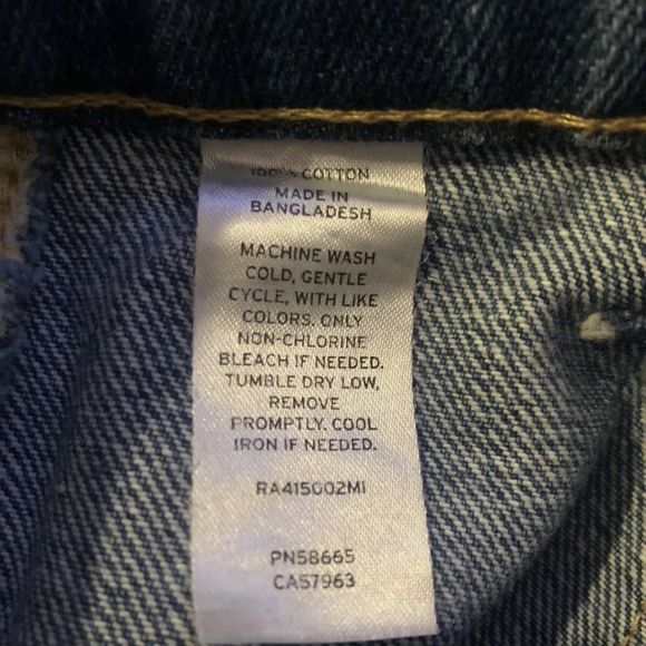 NWT Rachell Parcell Button Front Denim A-Line i20 - Picture 5 of 6